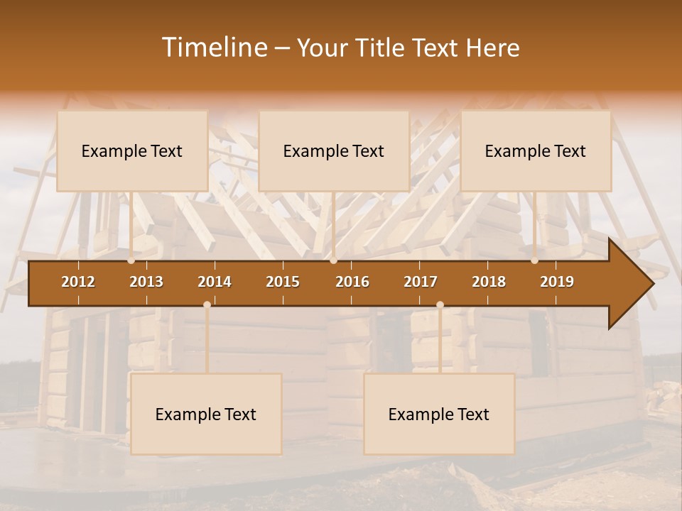 Wooden House PowerPoint Template