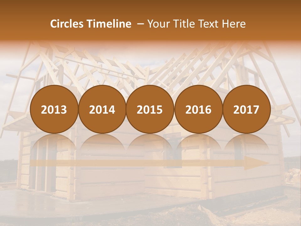 Wooden House PowerPoint Template