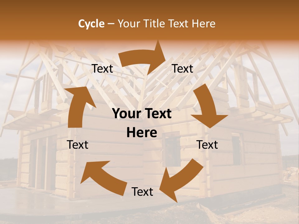 Wooden House PowerPoint Template