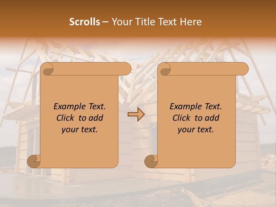 Wooden House PowerPoint Template