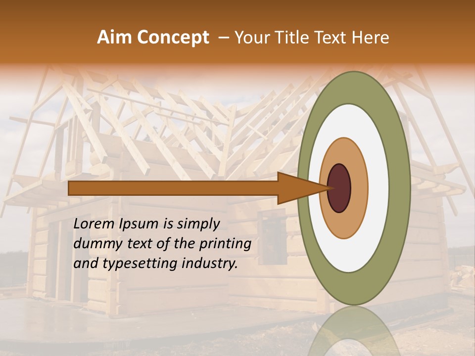 Wooden House PowerPoint Template