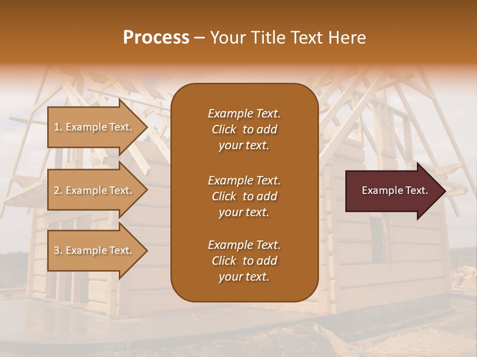 Wooden House PowerPoint Template