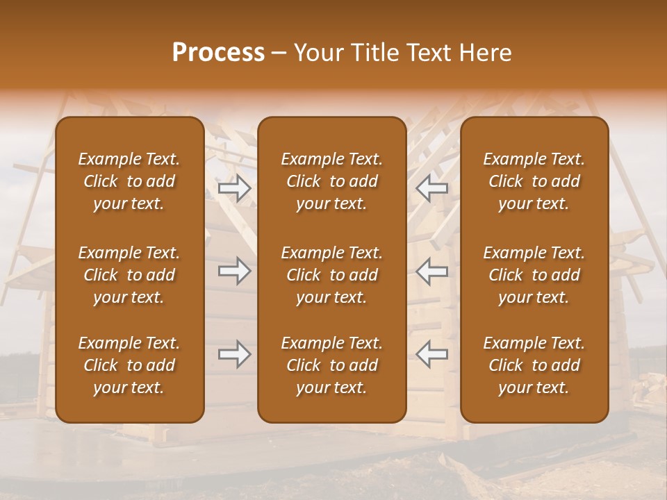 Wooden House PowerPoint Template