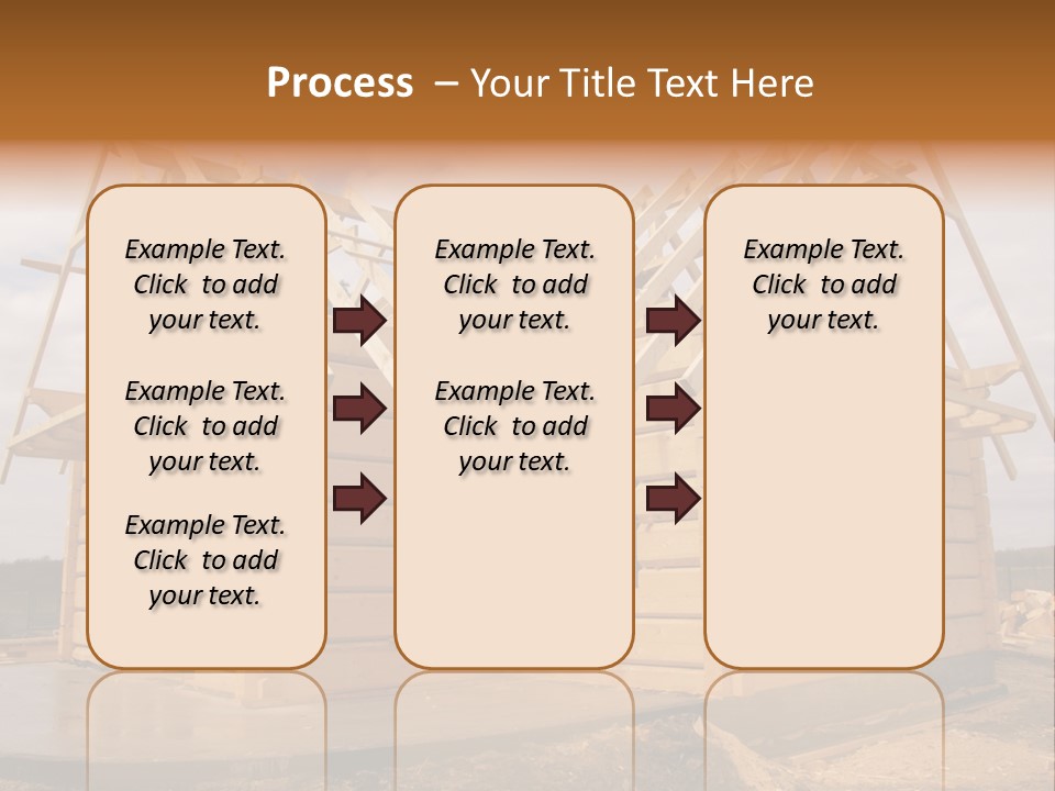 Wooden House PowerPoint Template