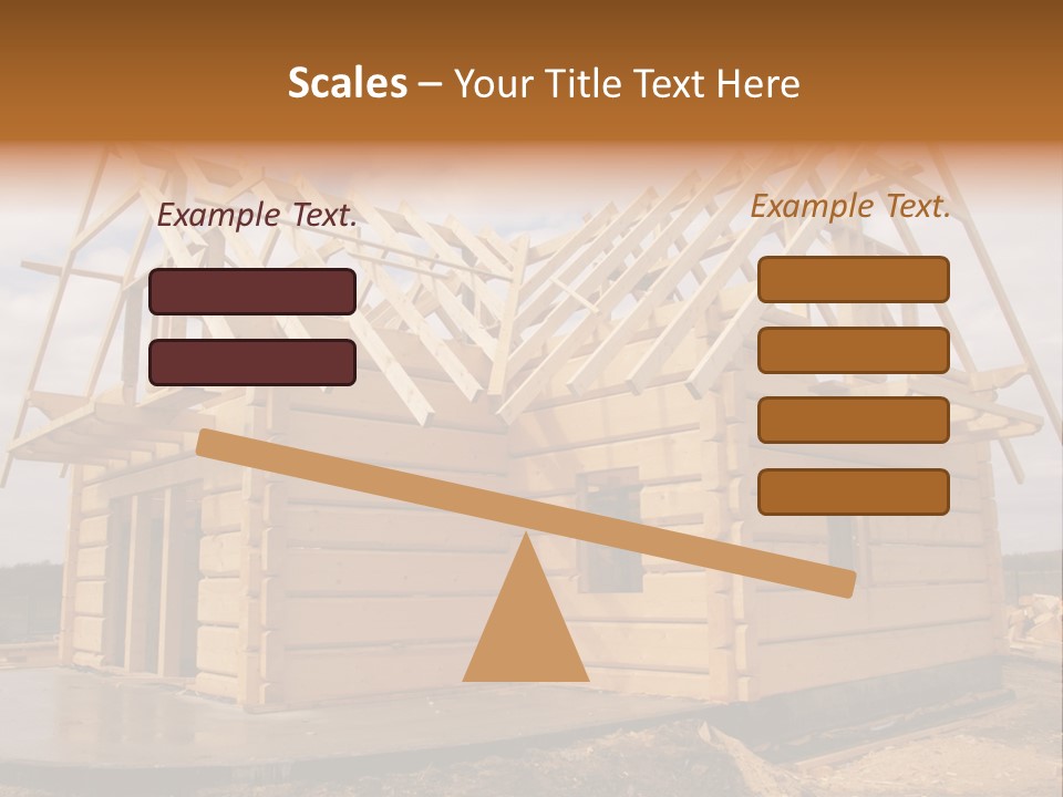 Wooden House PowerPoint Template