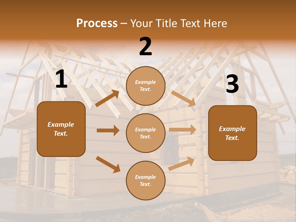 Wooden House PowerPoint Template