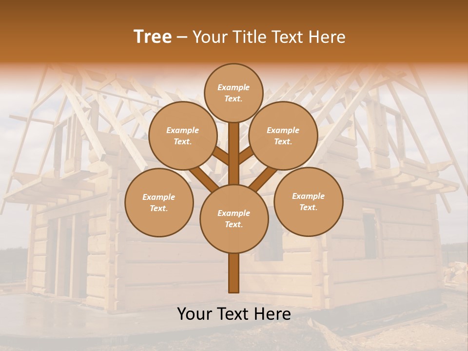 Wooden House PowerPoint Template