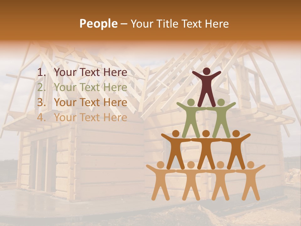 Wooden House PowerPoint Template