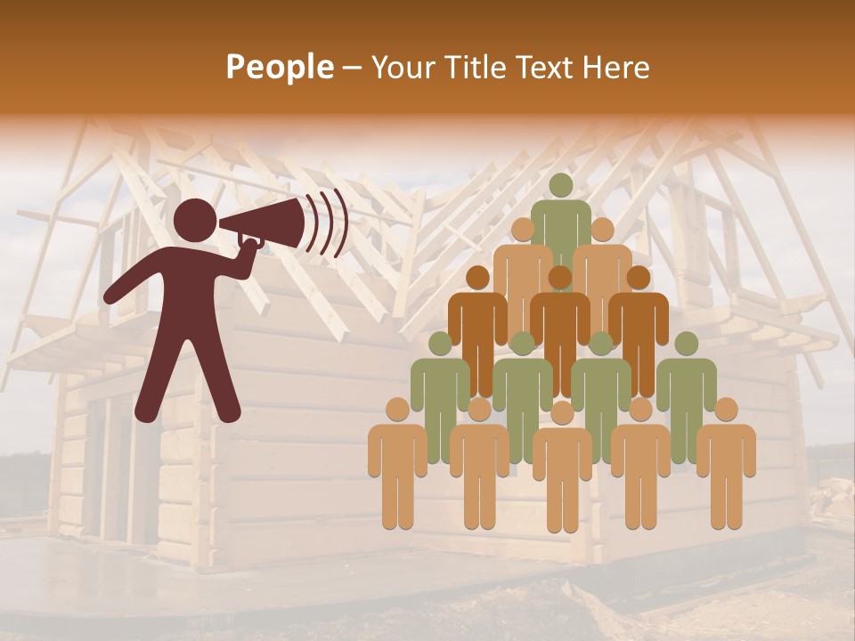 Wooden House PowerPoint Template