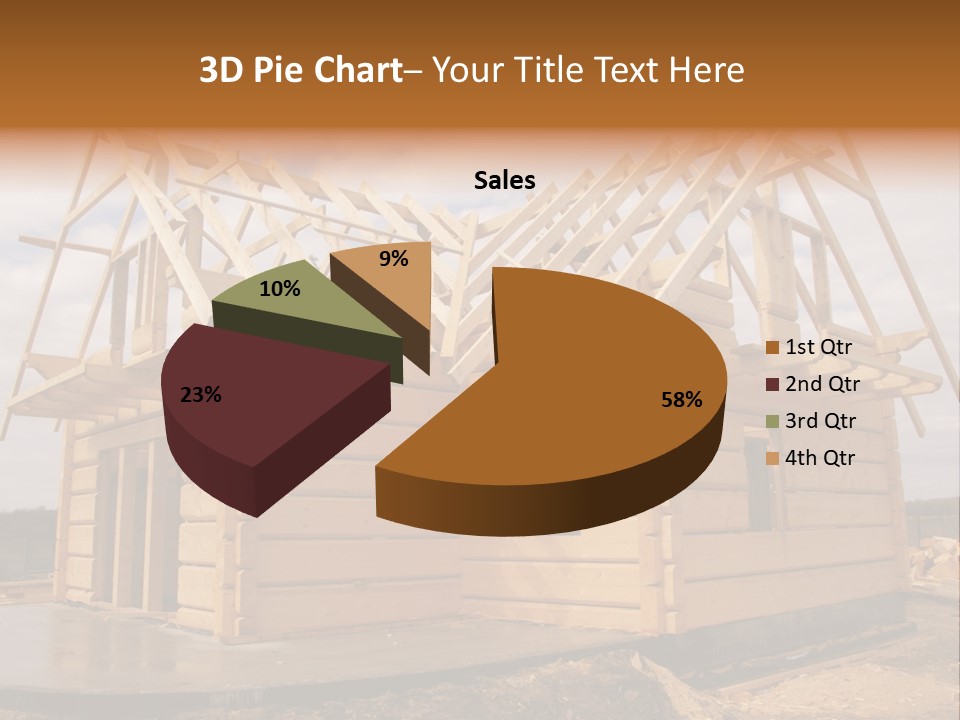 Wooden House PowerPoint Template