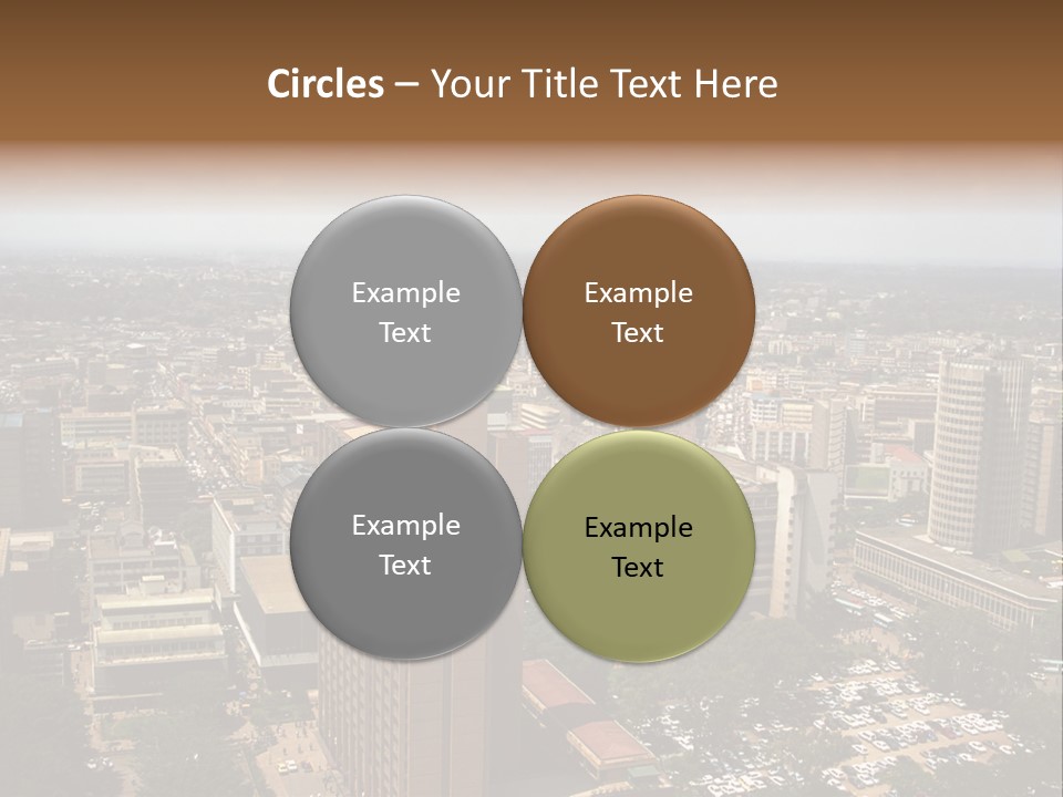 The City, Nairobi, Kenya PowerPoint Template