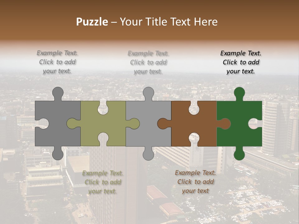 The City, Nairobi, Kenya PowerPoint Template