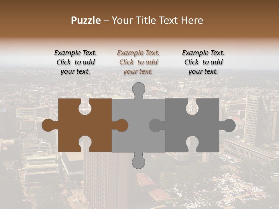 The City, Nairobi, Kenya PowerPoint Template