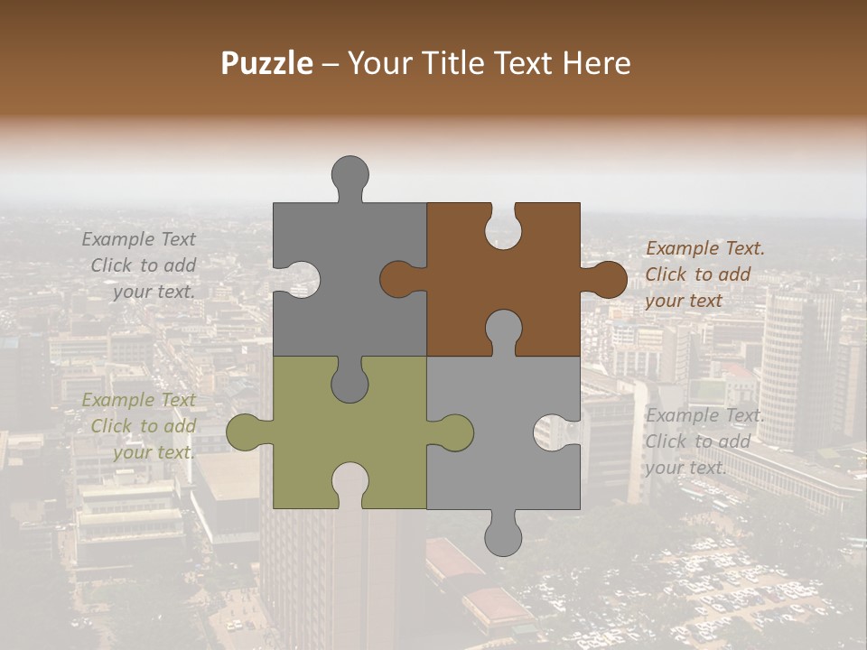 The City, Nairobi, Kenya PowerPoint Template