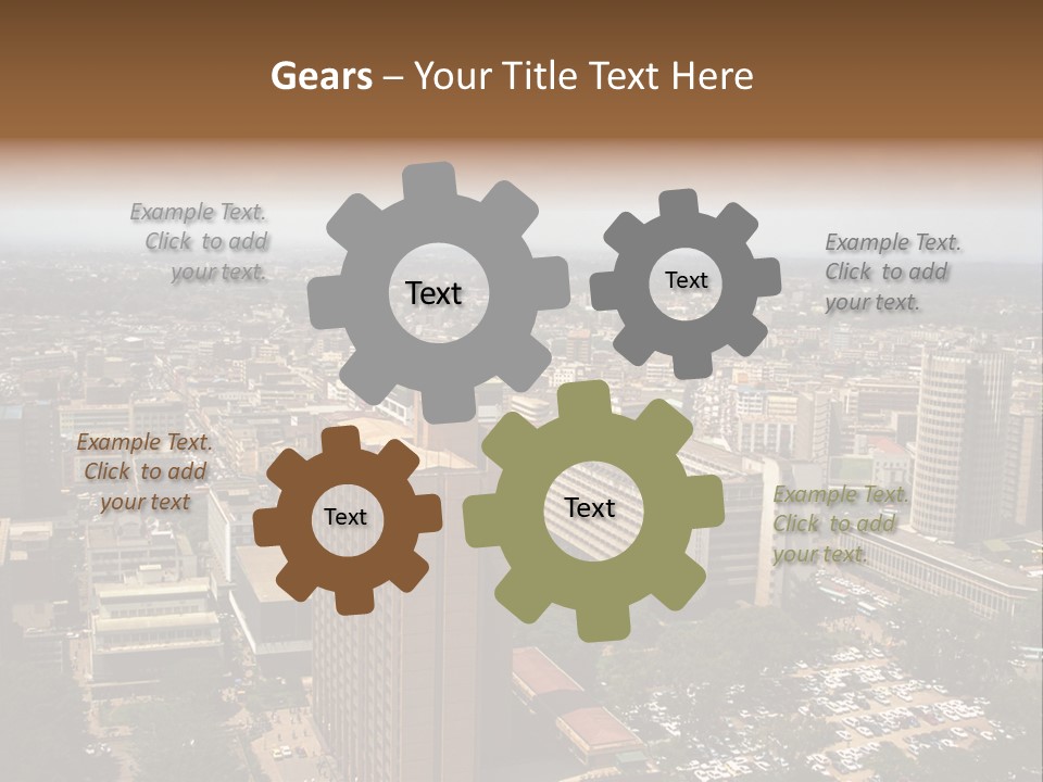 The City, Nairobi, Kenya PowerPoint Template