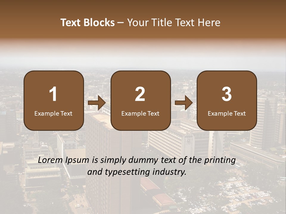 The City, Nairobi, Kenya PowerPoint Template
