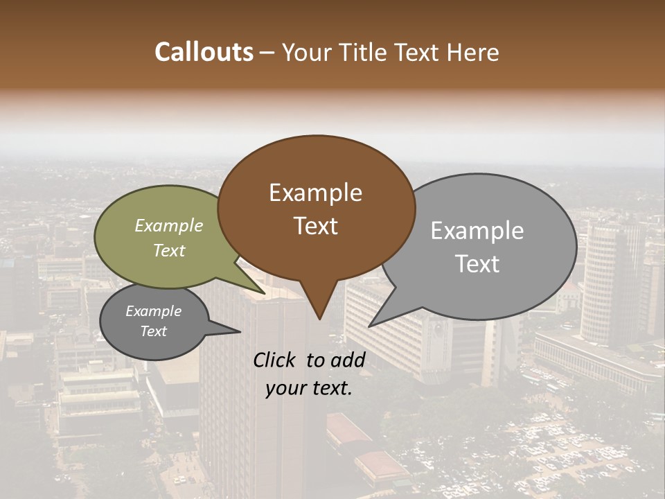 The City, Nairobi, Kenya PowerPoint Template