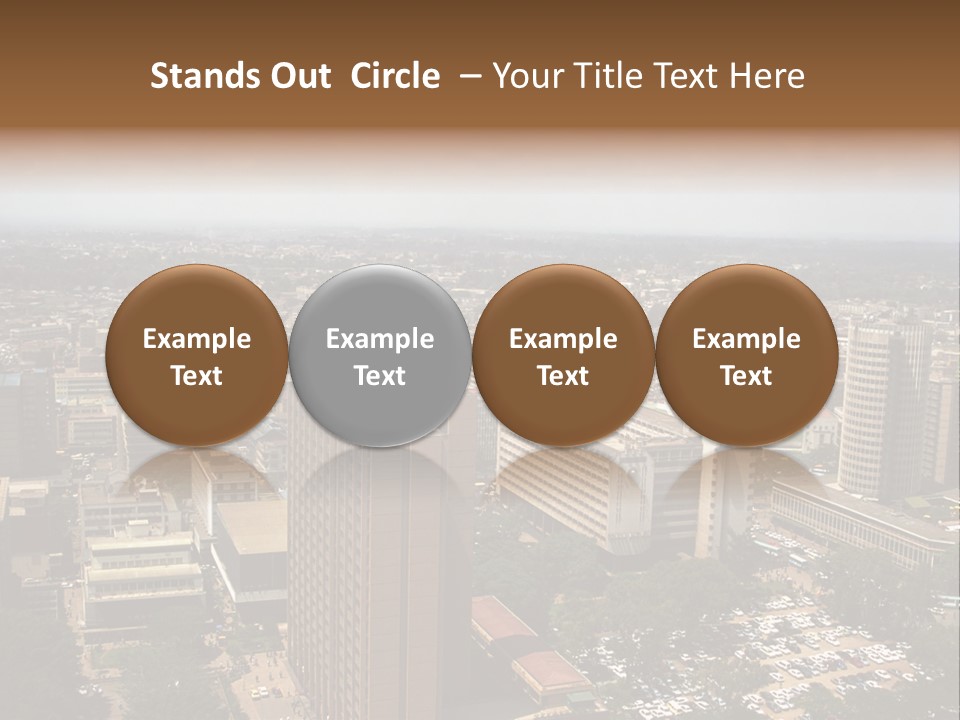 The City, Nairobi, Kenya PowerPoint Template