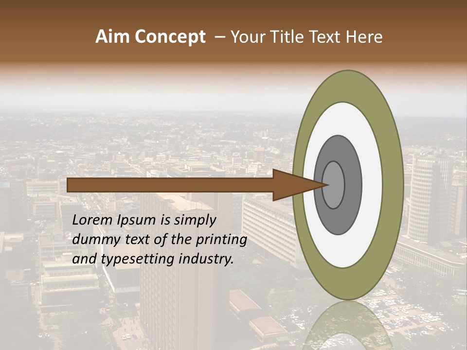 The City, Nairobi, Kenya PowerPoint Template