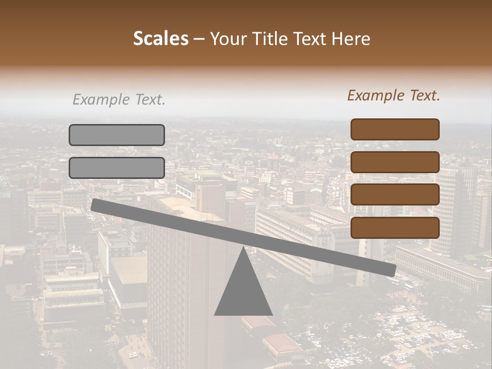 The City, Nairobi, Kenya PowerPoint Template