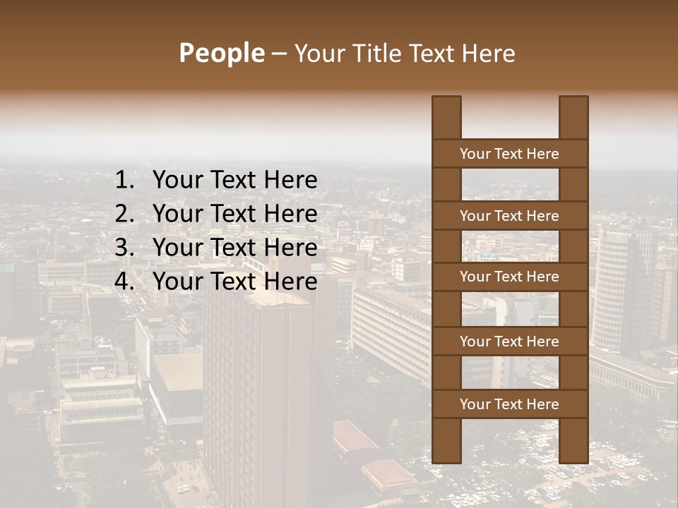 The City, Nairobi, Kenya PowerPoint Template