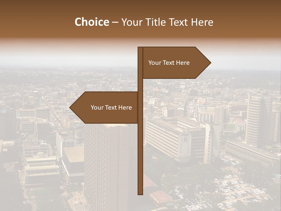 The City, Nairobi, Kenya PowerPoint Template
