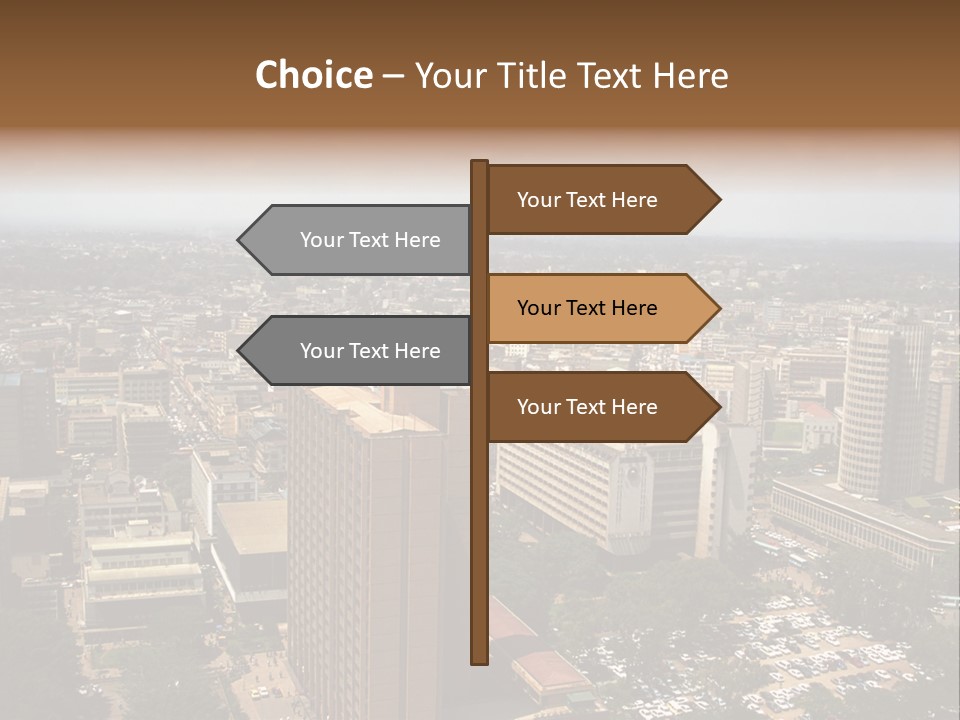 The City, Nairobi, Kenya PowerPoint Template