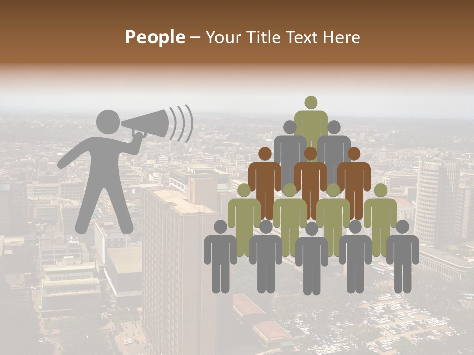 The City, Nairobi, Kenya PowerPoint Template