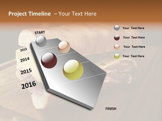 Thumbs Up Success Hand Breaking Through White Wall PowerPoint Template