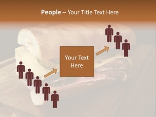 Thumbs Up Success Hand Breaking Through White Wall PowerPoint Template