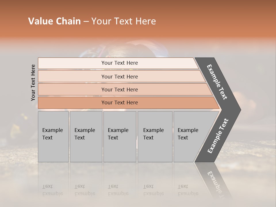 Vertical Image Of Woman Doing Exercise On The Mountain PowerPoint Template