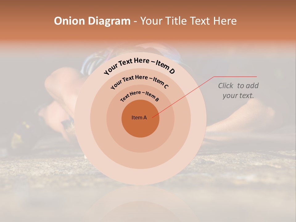 Vertical Image Of Woman Doing Exercise On The Mountain PowerPoint Template