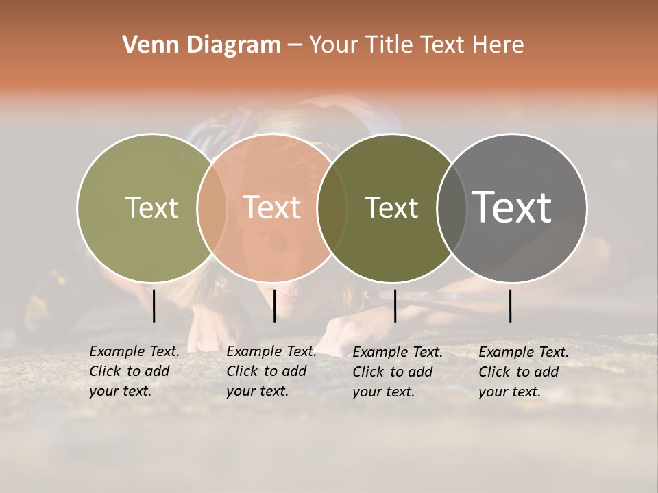 Vertical Image Of Woman Doing Exercise On The Mountain PowerPoint Template