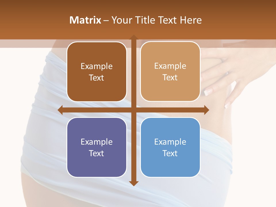 Slim Woman Body PowerPoint Template