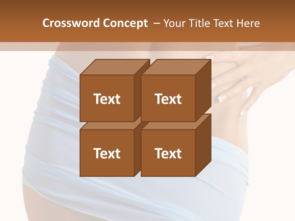 Slim Woman Body PowerPoint Template