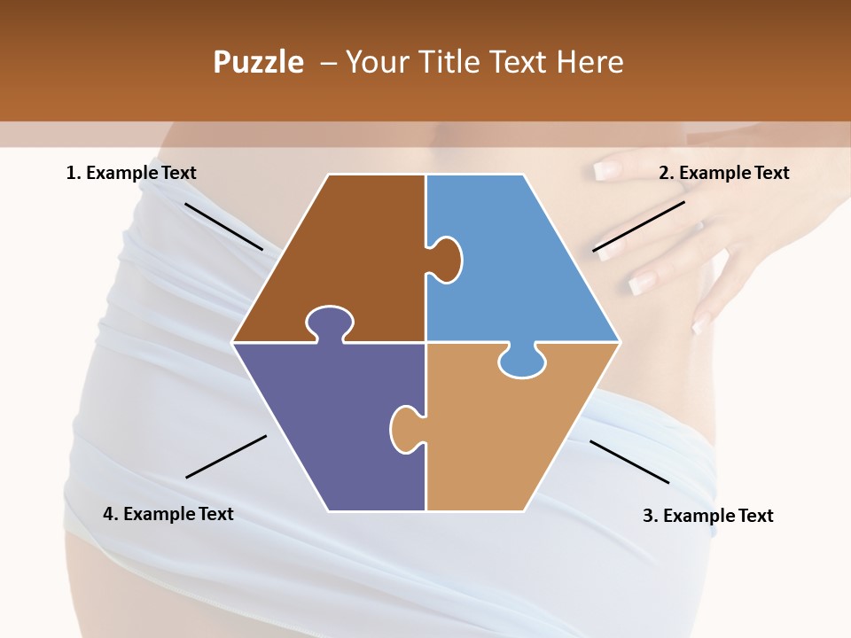 Slim Woman Body PowerPoint Template