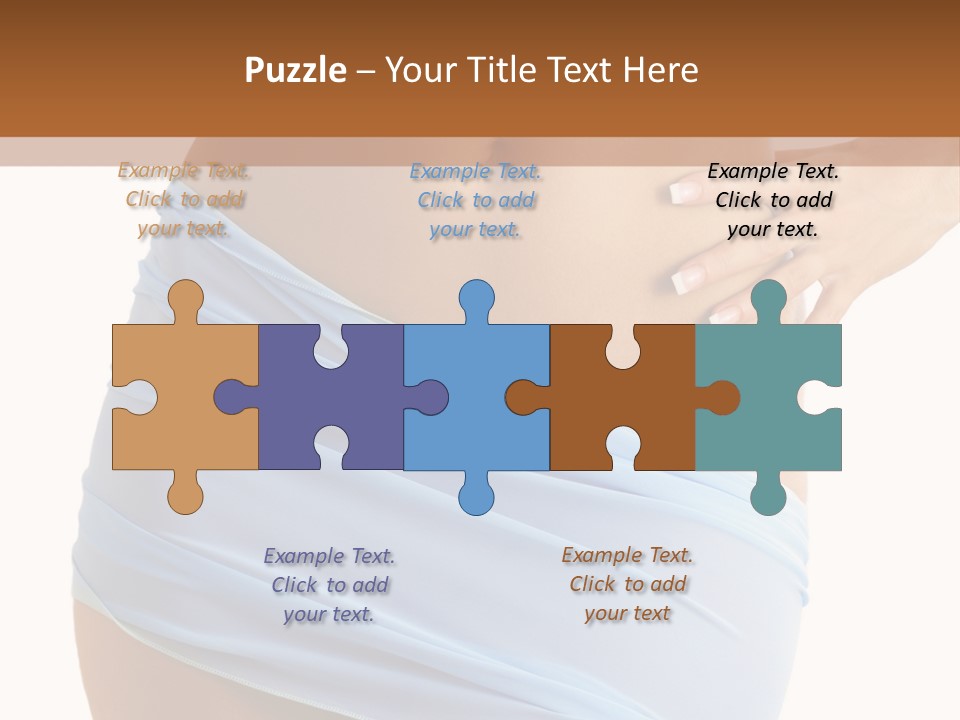 Slim Woman Body PowerPoint Template