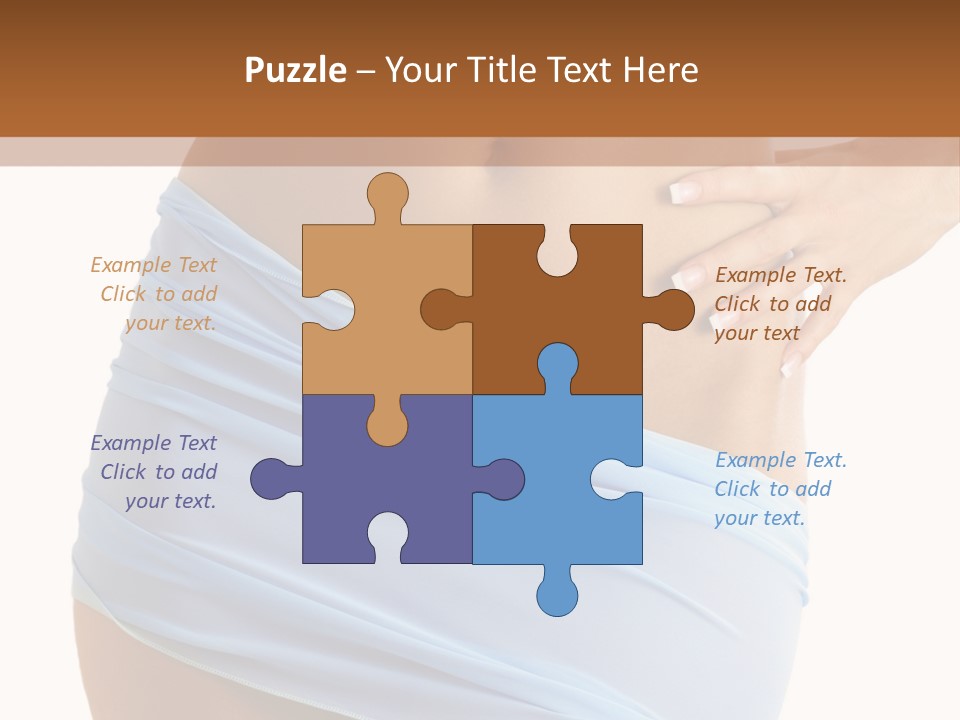 Slim Woman Body PowerPoint Template