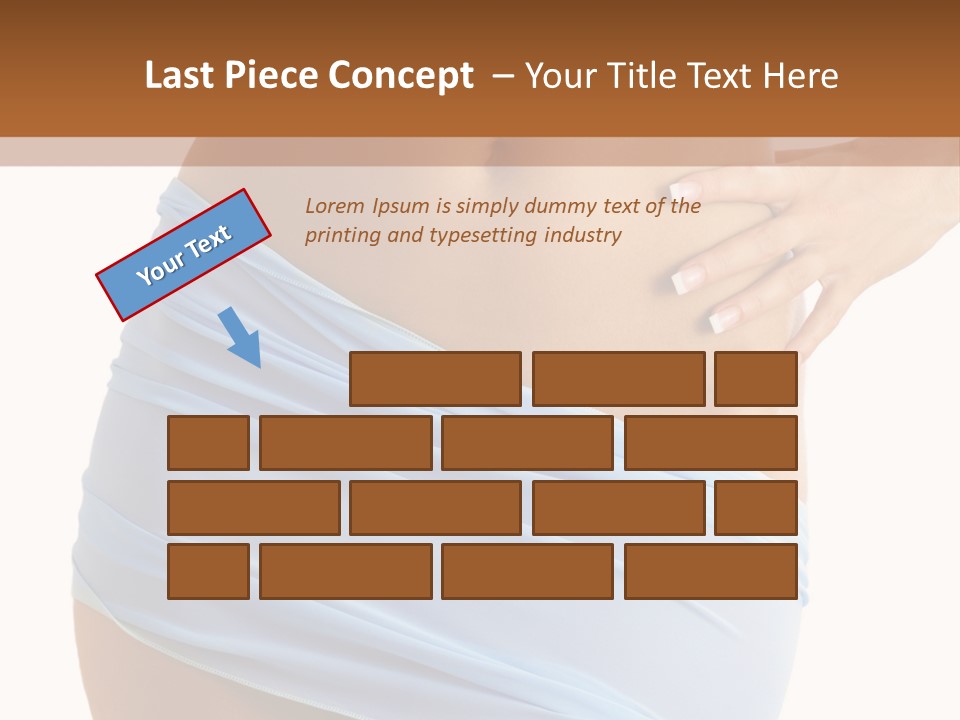 Slim Woman Body PowerPoint Template