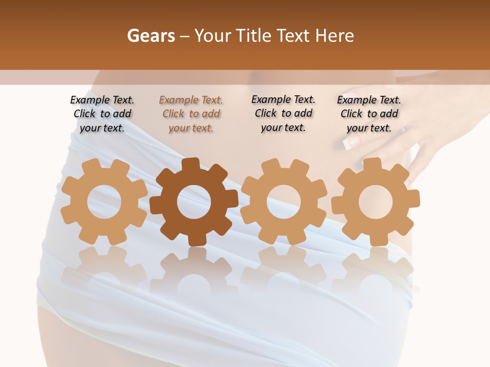 Slim Woman Body PowerPoint Template