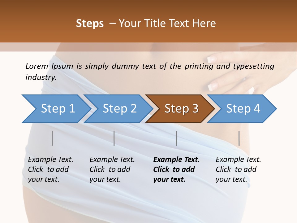 Slim Woman Body PowerPoint Template