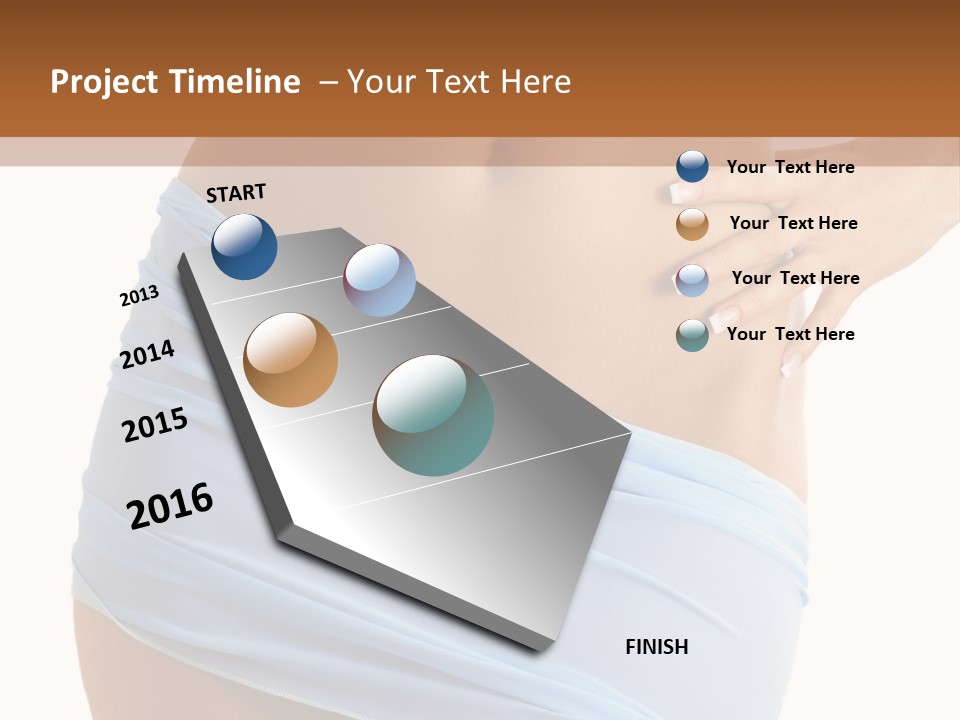Slim Woman Body PowerPoint Template