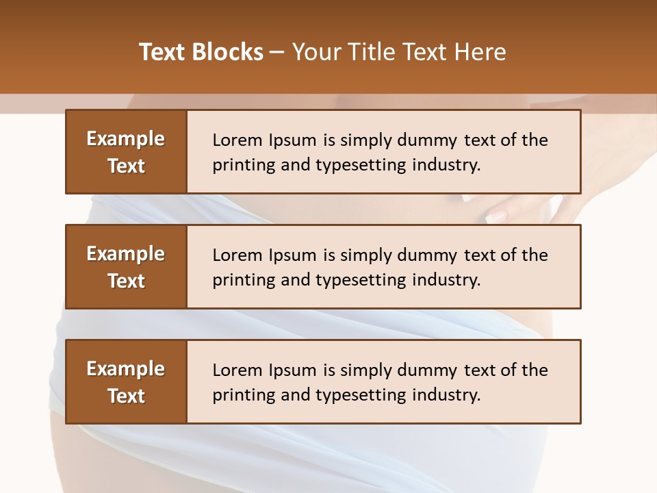 Slim Woman Body PowerPoint Template