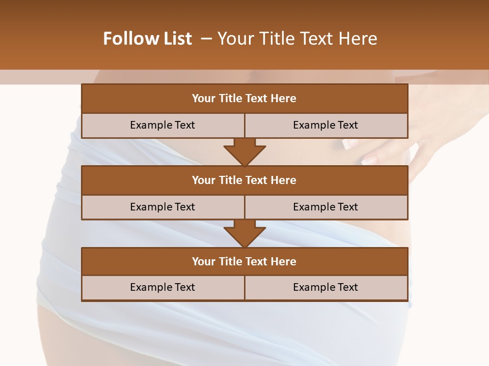 Slim Woman Body PowerPoint Template