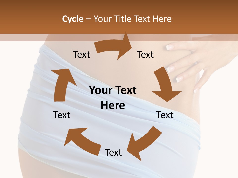 Slim Woman Body PowerPoint Template