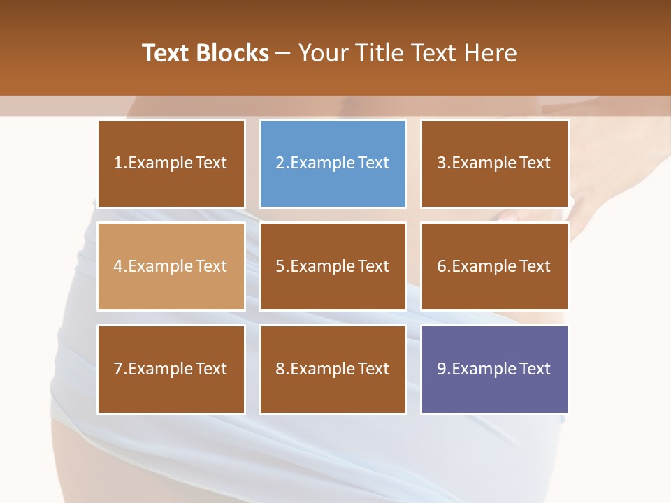 Slim Woman Body PowerPoint Template