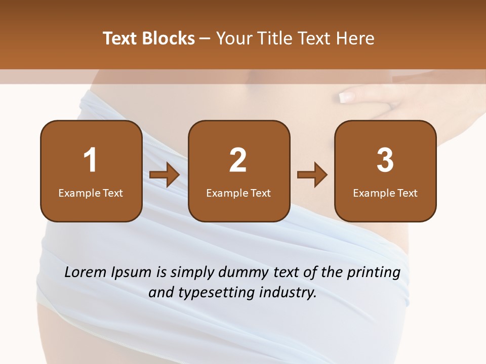 Slim Woman Body PowerPoint Template