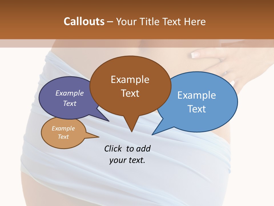 Slim Woman Body PowerPoint Template