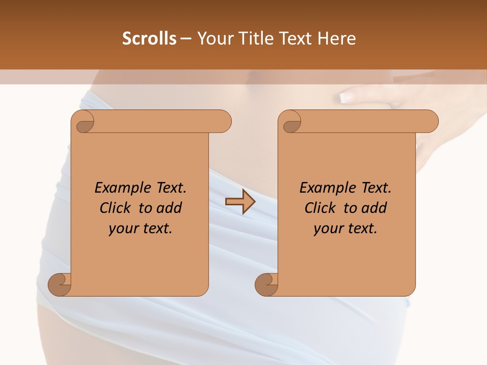 Slim Woman Body PowerPoint Template