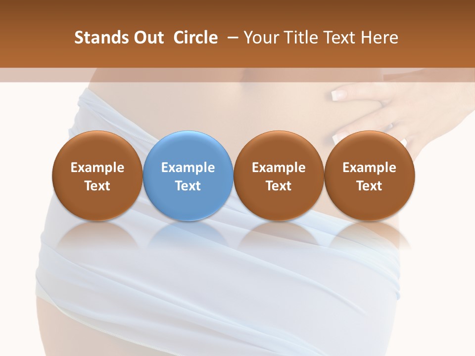 Slim Woman Body PowerPoint Template